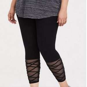 Torrid Ballerina Mesh Leggings Size 3 3X 22-24